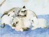 ARTland Wandbild, selbstklebend Katzenfamilie Größe: 40x30 Produktbild-Vorschau 1