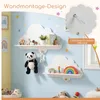 COSTWAY - Set da 2 mensole da parete per bambini, mensola Anteprima dell’immagine prodotto 7