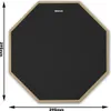 keepdrum pad d'entraînement DP-BK12 Drum Practice Pad noir Voir les images du produit 3