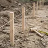 Dřevěné geodetické kolíky, 50 ks, 39 cm, pro vytyčování Náhled obrázku produktu 4