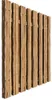 WOODTEX Lärche 180x180 cm Sichtschutzzaun, Gartenzaun aus Produktbild-Vorschau 5