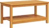 vidaXL Beistelltisch Öl-Natur 90 x 50 x 45 cm Massivholz Produktbild-Vorschau 1