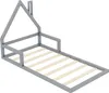Kinderbett mit Lattenrost, 90x200 cm, Hausbett, Bodenbett, Produktbild-Vorschau 8