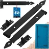 KOTARBAU® Cerniera per tapparella 400 mm 2 pz. con morsetto Anteprima dell’immagine prodotto 1