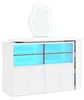 Merax Schminktisch mit LED-Beleuchtung, Sideboard, Produktbild-Vorschau 9