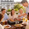 Aigostar - Rauchfreier Tischgrill Barbecue Elektrogrill Produktbild-Vorschau 8