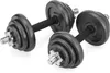Sada činek Gymtek 20kg s pouzdrem - 2x rukojeti činek - 4x Náhled obrázku produktu 6