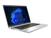 A silver HP ProBook laptop is shown from a diagonal angle against a white background. Voir les images du produit