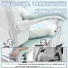 Gaming-Stuhl ergonomisch, Fußstütze, Stoff, verstellbar, Produktbild-Vorschau 7