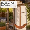 Maritimer Deko-Anker aus Metall in Edelrost-Optik, 63x51 Produktbild-Vorschau 5