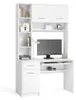 Scrivania Vicco Crossline Bianco 120.1 x 59.5 cm, Model Anteprima dell’immagine prodotto 5