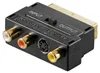 goobay Scart zu Composite Audio Video und S Video Adapter Voir les images du produit 1