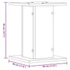 vidaXL Pflanzenständer 2 Stk. Weiß 30x30x40 cm Produktbild-Vorschau 6