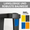 2er Set Müllsackständer bis 120l Schwarz Produktbild-Vorschau 2