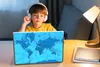 MuchoWow® Laptop Aufkleber Sticker Cover Weltkarte - Trendy Produktbild-Vorschau 3