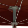 vidaXL Demi-parasol avec mât 180x90 cm rouge terracotta Voir les images du produit 9