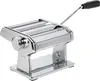 A chrome pasta maker with a black handle, shown from a side angle on a white background. Anteprima dell’immagine prodotto