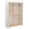 vidaXL Kleiderschrank mit 3 Ebenen 110 x 40 x 170 cm -  Produktbild-Vorschau 2