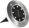 vidaXL Solarne lampy podłogowe 8 szt. LED ciepły biały Podgląd zdjęcia produktu 3