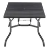 GIHAUVIA Gartentisch 144x94cm Wetterfest Metall 6 Personen Produktbild-Vorschau 15