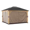 A gazebo with curtains and mosquito nets, presented on a white background. Náhled obrázku produktu