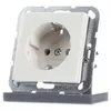 GIRA 018801, CEE 7/3, CEE 7/4, Cremefarben, 250 V, 16 A Produktbild-Vorschau 2