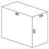 WESCO Poubelle encastrable Double Master 2x16ltr. gris alu Voir les images du produit 4