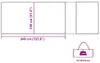 vidaXL Camping-Windschutz Grün 340x130 cm Wasserdicht Produktbild-Vorschau 7