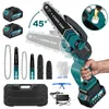 Akku-Kettensäge 6+8 Zoll Bürstenloser Mini Kettensäge mit Produktbild-Vorschau 1