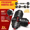 RE:SPORT® Set di manubri 40 kg Set di manubri Piastre per Anteprima dell’immagine prodotto 2
