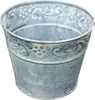 Blumentopf aus Zink, Shabby Chic Stil, 11 cm Höhe, 13 cm Produktbild-Vorschau 1