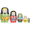 Lot de 5 matriochkas russes, poupées traditionnelles en Voir les images du produit 4