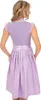 Dirndl Hofstetten 65cm Länge flieder 48 Produktbild-Vorschau 8