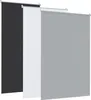 Three roller blinds in different colors displayed side-by-side. Voir les images du produit