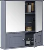 Vicco Spiegelschrank Bianco, 56 x 58 cm, Grau Produktbild-Vorschau 5