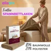 EllaTex FROTTEE TOPPER Spannbettlaken 90x200 – 100x200 Produktbild-Vorschau 2