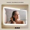 ARTFORMA LED Badspiegel rechteckig 80x60 cm rahmenlos mit Produktbild-Vorschau 6
