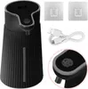 A black automatic soap dispenser with accessories. Anteprima dell’immagine prodotto