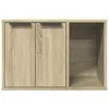 Katzenklo Sonoma Eiche 60x40x40 cm Holzwerkstoff Produktbild-Vorschau 5