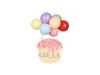 Ballon-Kuchentopper Regenbogen, Mix, 29 cm Produktbild-Vorschau 2