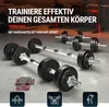Hop-Sport 2in1 Kurzhanteln & Langhantel Set - Gusseisen Produktbild-Vorschau 2