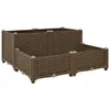 vidaXL Hochbeet 80x80x38 cm Polypropylen Produktbild-Vorschau 1