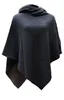Mufflon Mu-Maxi Poncho granit/stone one size Produktbild-Vorschau 1