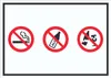 Schild Alkohol Rauchen Glas verboten Symbol A4 Rückseite Produktbild-Vorschau 1