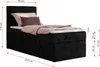 MKS MEBLE Boxspringbett 90x200 TILIANO, Einzelbett mit Produktbild-Vorschau 6