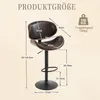 okwish Barhocker Drehbar 2er Set Höhenverstellbar Produktbild-Vorschau 7