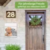 banjado Design Briefkasten Stahl weiß mit Zeitungsfach Produktbild-Vorschau 4