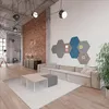 POV® 6-Eck Design Pinnwand, Ø 60 cm gelb Produktbild-Vorschau 3