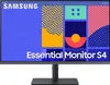 A Samsung monitor displaying a colorful abstract graphic. Produktbild-Vorschau