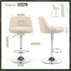 Set di 2 sgabelli da bar Sedia da bar Sedia girevole a 360° Anteprima dell’immagine prodotto 2